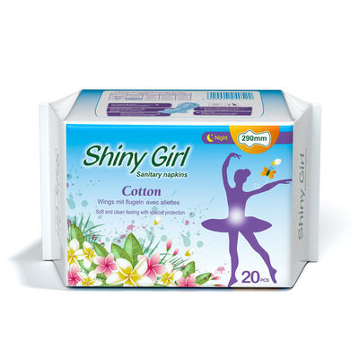 Хорошая цена. Салфетка высокого вещество-поглотителя устранимая санитарная прокладывает мягкий хлопок на менструальный период онлайн