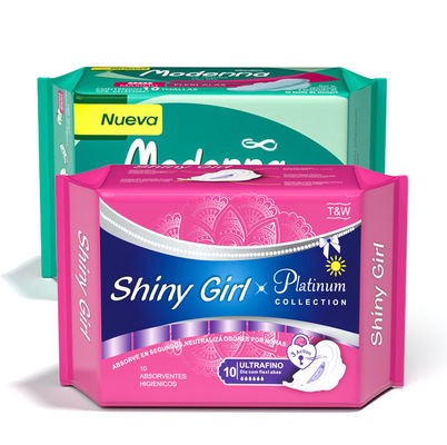 Хорошая цена. Салфетка изготовленного на заказ дополнительного длинного аниона санитарных пусковых площадок устранимого Biodegradable санитарная онлайн