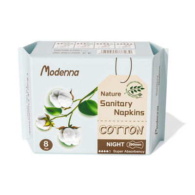 Хорошая цена. Высококачественный высококачественный взрослый чистый хлопок одноразовый женский санитарный салфетки менструальные прокладки онлайн