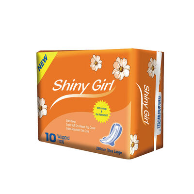 Хорошая цена. 290mm Night Use Disposable Sanitary Pads Sanitary Napkin онлайн