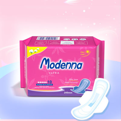 Салфетки хлопка Eco менструального Panty санитарной салфетки дружелюбные Breathable на периоды