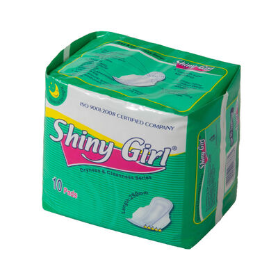 Хорошая цена. Hot Selling Good Quality Shiny Girl Brand  Ladies Sanitary Napkin for Night Use онлайн